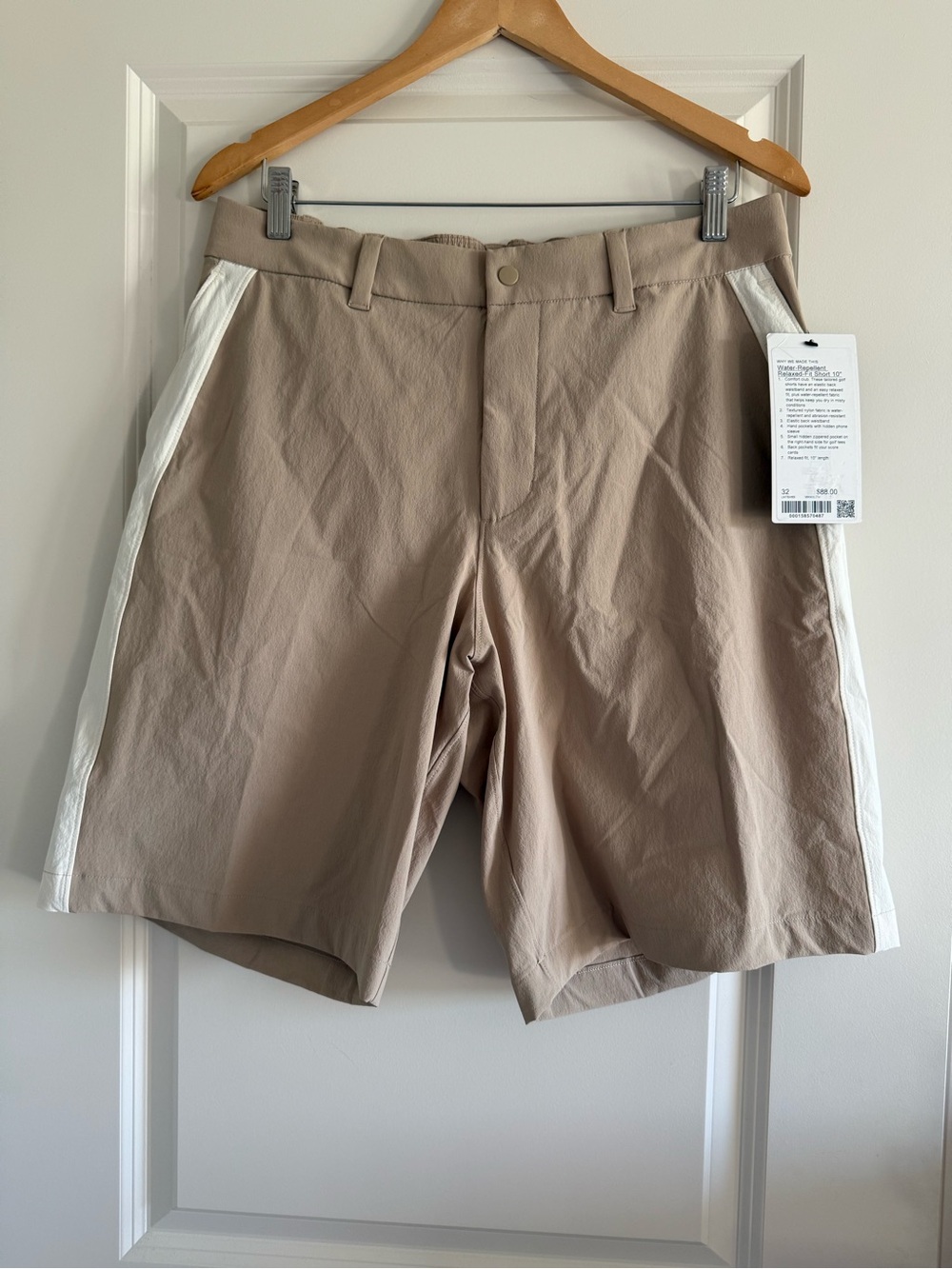 Lululemon Water-Repellent Relaxed-Fit Short 10" men size 32 WKKI LTIV new